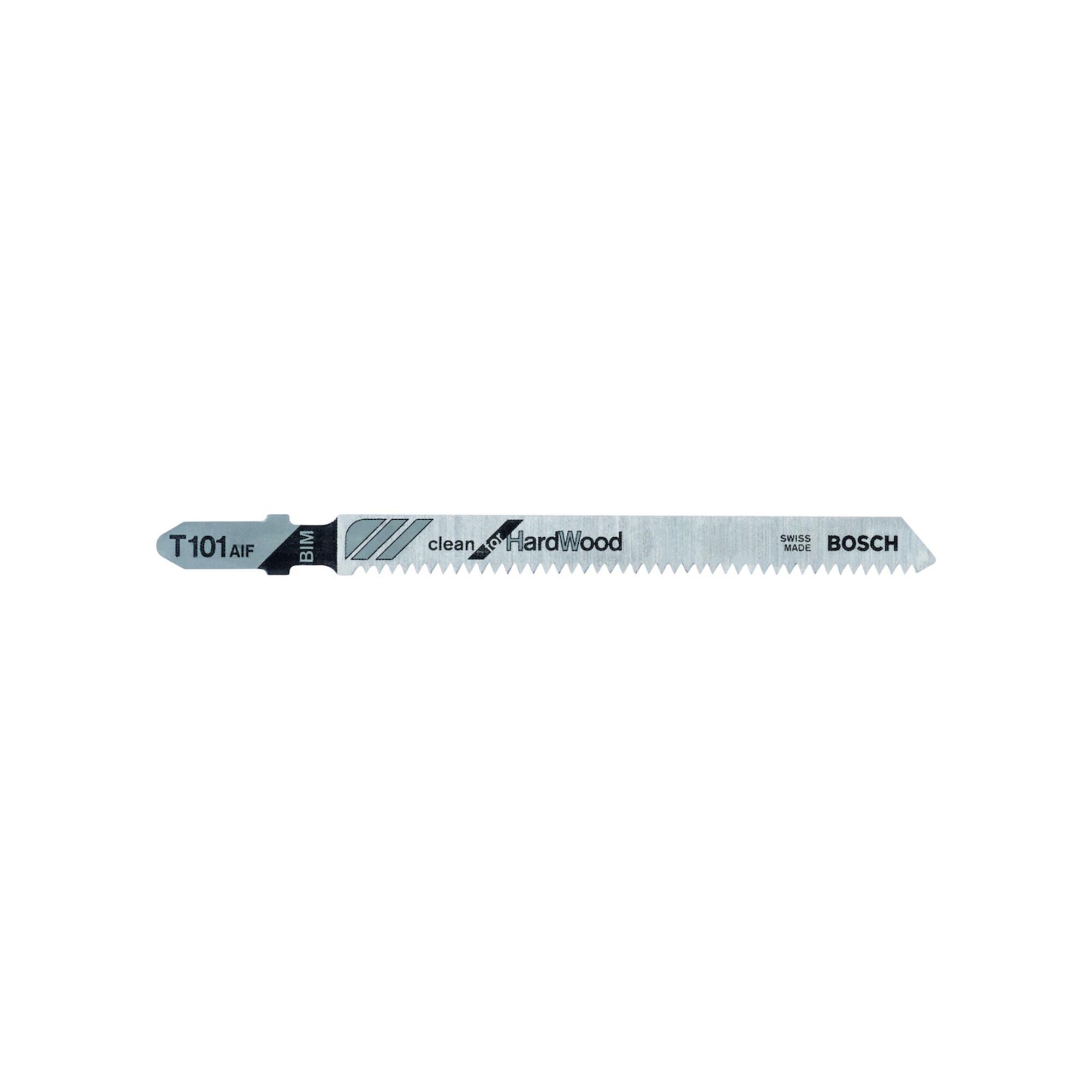 BOSCH Stichsägeblatt T 101 AIF, Clean for Hard Wood (2608634897)