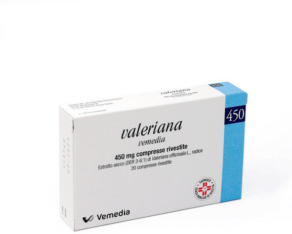 Valeriana dispert Valeriana Vemedia 450 Mg Per Favorire Il Relax 20 Compresse