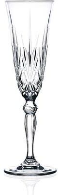 Lorenzo Melodia Collection Crystal Champagne Flutes (Set of 6)