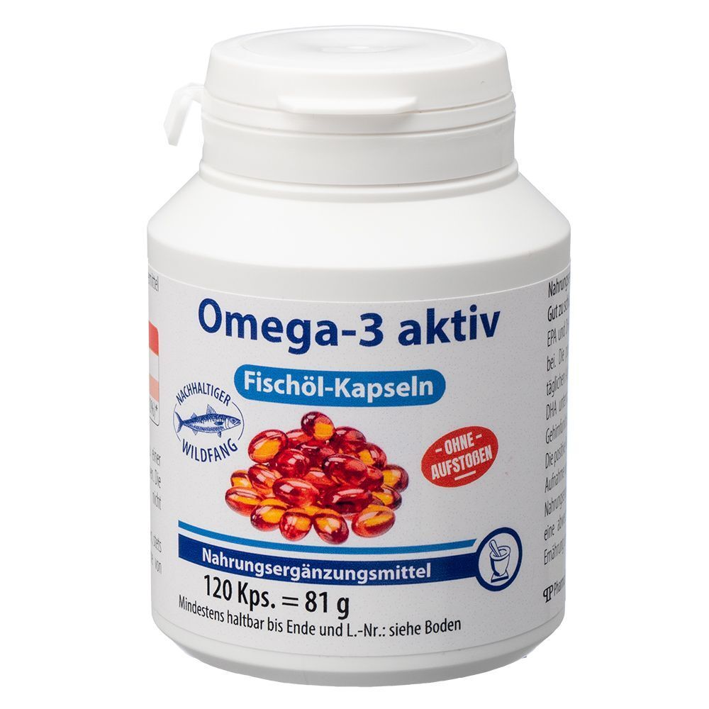 Omega-3 Aktiv Fischöl Kapseln 120 St Weichkapseln