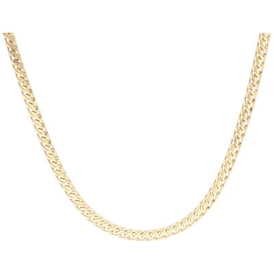 Goldkette LUIGI MERANO "glanz, Gold 375", gold, Halsketten, Damen, 45cm, Goldkette