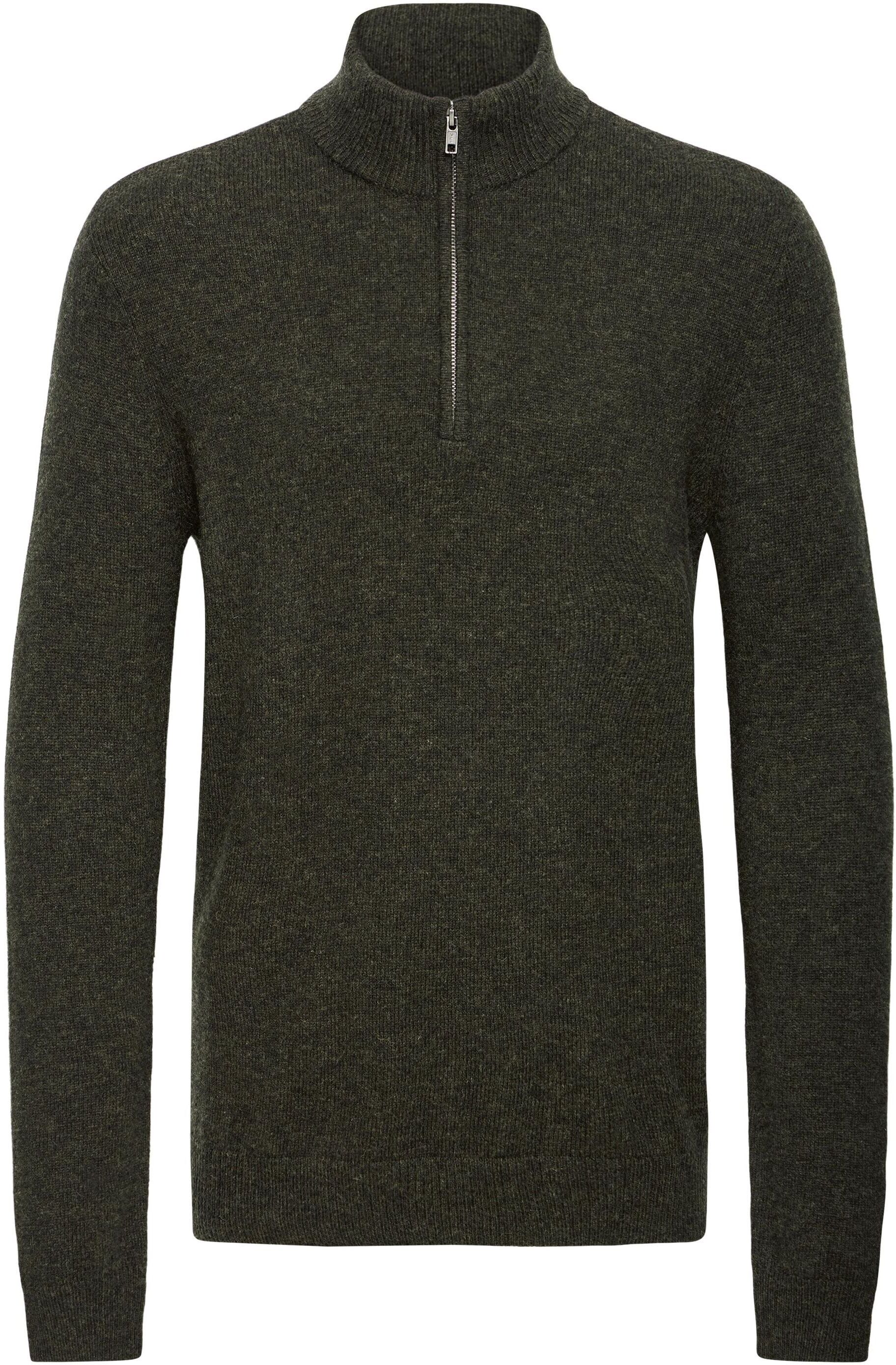 Troyer BLEND "Troyer BHBranko Troyer", Herren, Gr. XL, deep depths melange, hüftbedeckend, Pullover Troyer