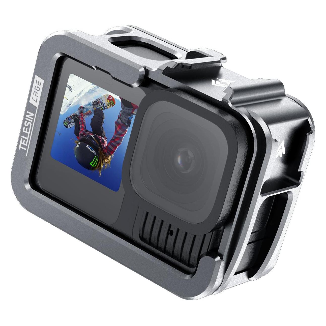 Telesin Metal Cage V2 For GoPro HERO 13/12/11/10/9 (T-S6-FMS-14-TGP) (S6-FMS-14-TGP)