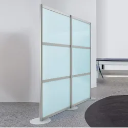 Büro Glastrennwand Stellwand JT-SCG210020SE