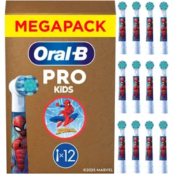 Oral-B, Zahnbürstenkopf, Pro Kids 3+ Marvel Spiderman (12x)
