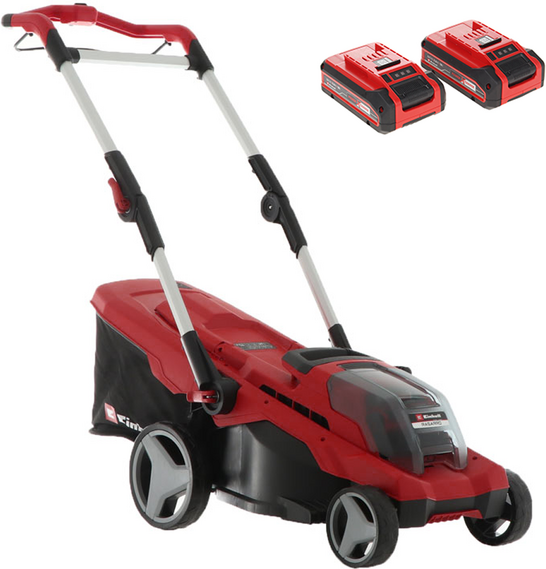 Einhell RASARRO 36/40 - Tagliaerba a batteria - 2x18V/4Ah - Taglio 40 cm
