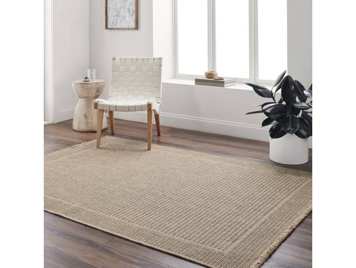 Livabliss Benton Darwin Tapis d'extérieur 120x170 cm – Beige\, Noir