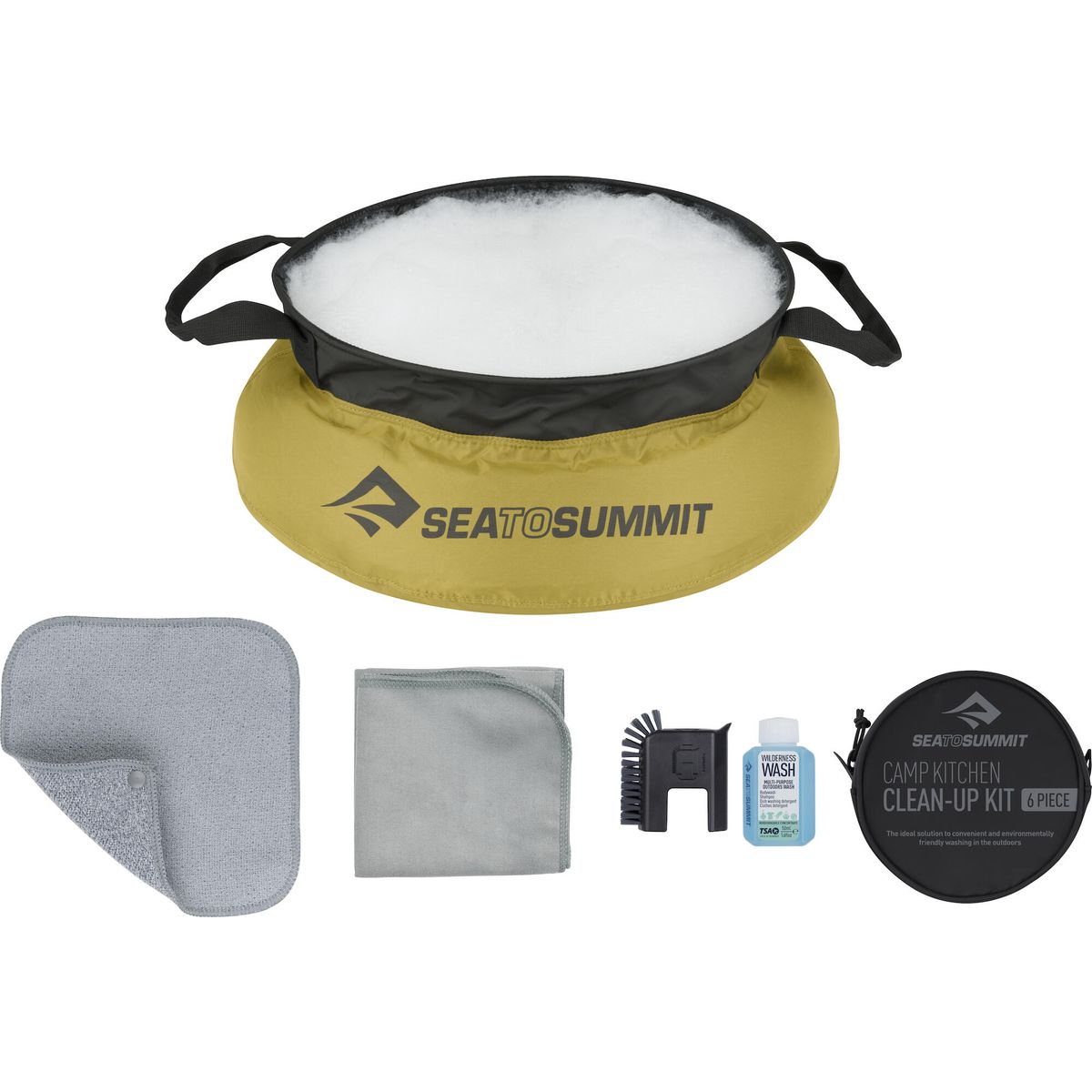 Sea to Summit Camp Kitchen Clean-up Kit 6 Piece Set 6 Piece Set ACK011071-122103