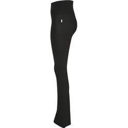 Urban Classics, Damen, Tights, Organic Stretch Jersey Bootcut (S, XL), Schwarz