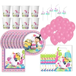Minions Einhorn - Kindergeburtstags-Set (73-teilig)