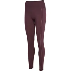 hummel hmlYOGA Seamless High-Waist Yoga-Leggings Damen 8016 - fudge L