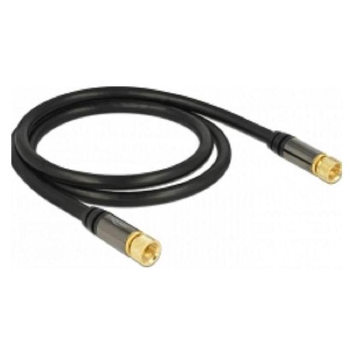 Delock Antennenkabel F Stecker > F Stecker RG-6/U (85 dB, Antennenkabel) (88918)