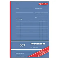 Herlitz Rechnungsbuch »307«, A5 hoch gelb, 14.8x21 cm
