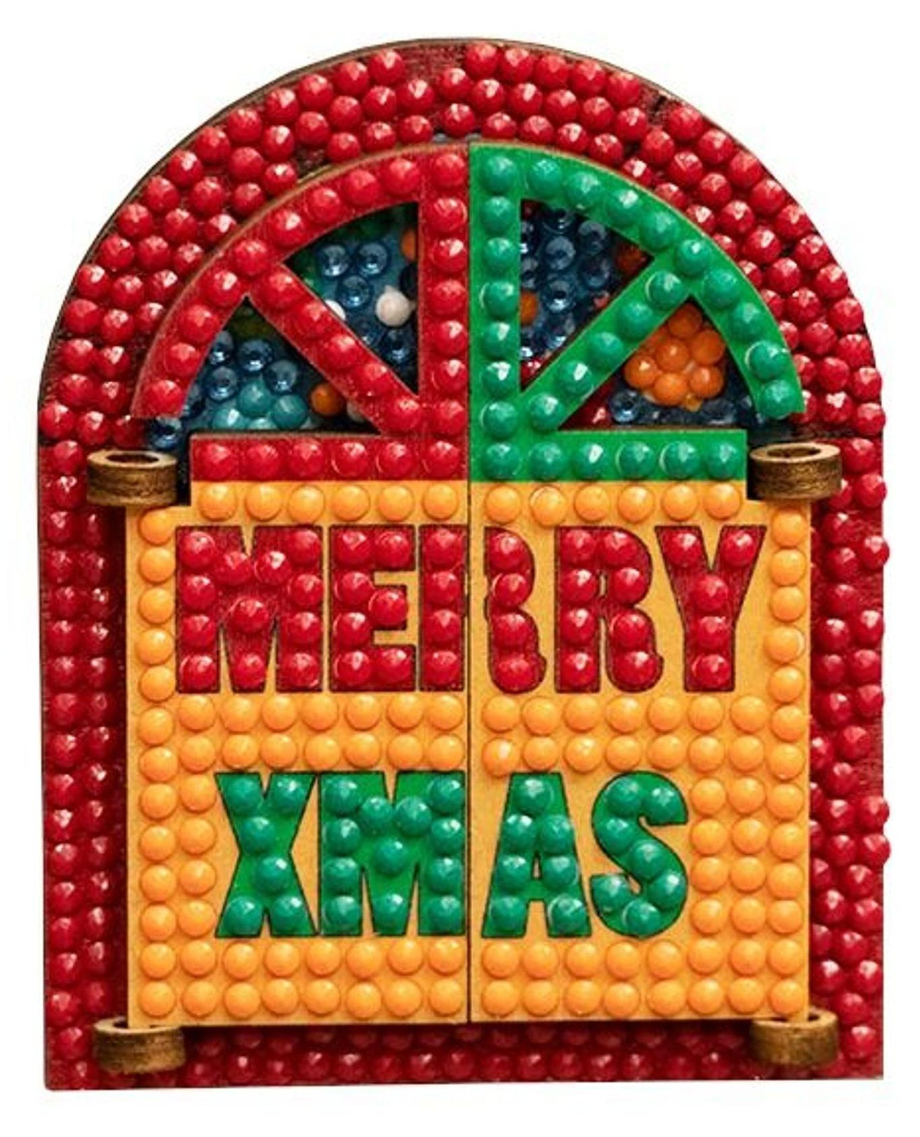 2Kids Toys Diamantverfset Magnetische kerstdecoratie voor het raam