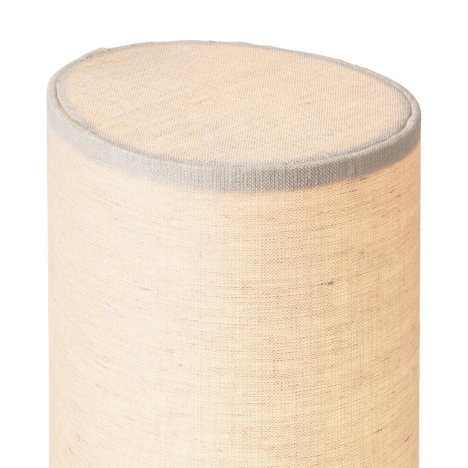 GUBI Unbound Taffellamp met Canvas Lampenkap en Stenen Voet