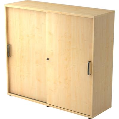 Hammerbacher Schiebetürenschrank Serie 9 3OH BxTxH 120x40x110cm Griff SG Ahorn/Ahorn