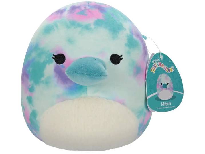 Squishmallows Mitch vogelbekdier knuffel - 20 cm