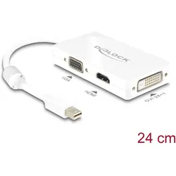 DELOCK Displayport Adapter mini DP -> D-Sub15/HDMI/DV