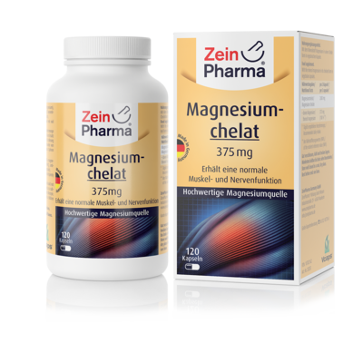 ZeinPharma Germany GmbH MAGNESIUM CHELAT Kapseln hoch bioverfügbar 120 St 10782162