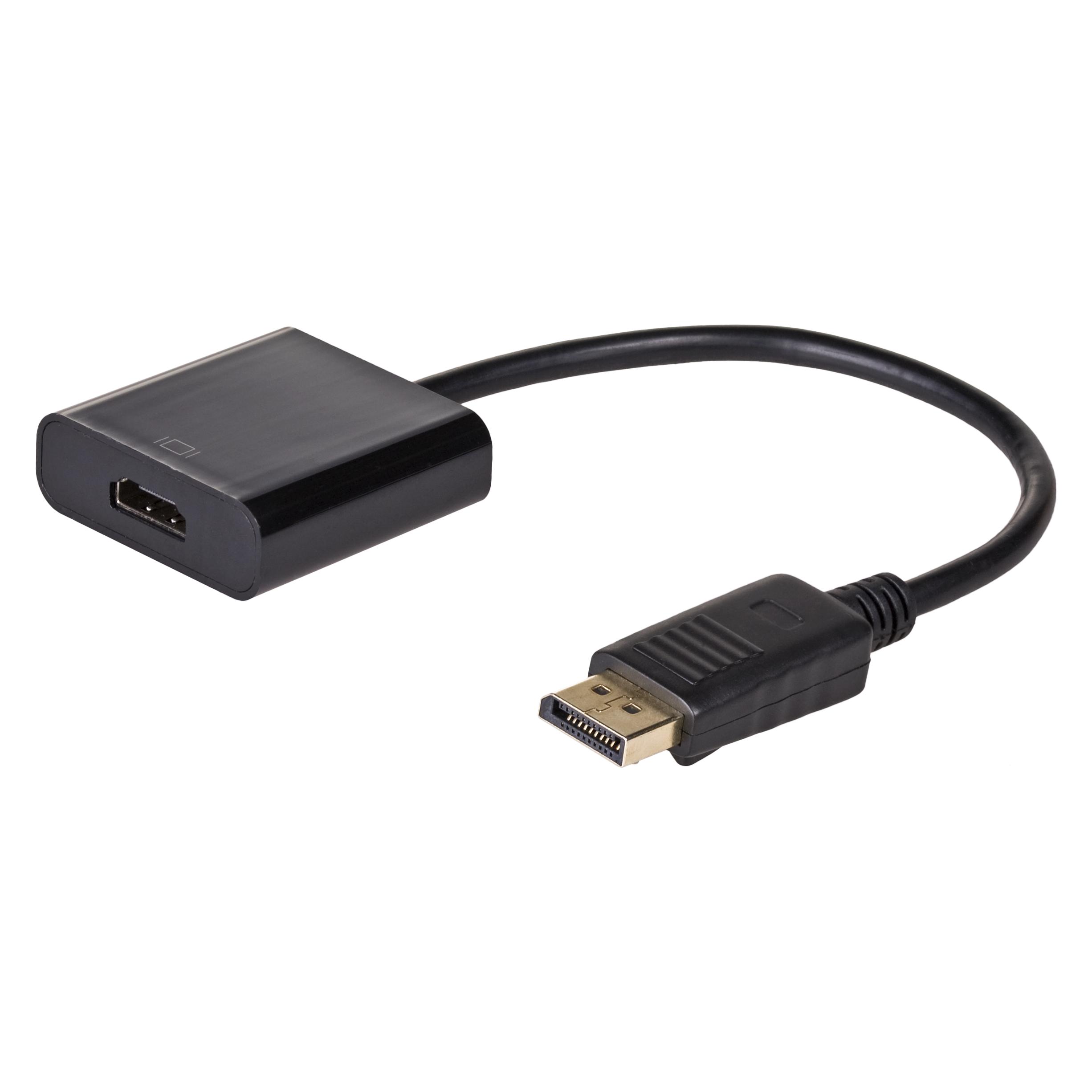 Akyga AK-AD-11 HDMI-F/DisplayPort-M-Konverter schwarz (DisplayPort, HDMI) (58353501)