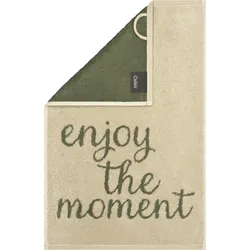 Postcards Handtuch Enjoy The Moment 30 x 50 cm, beige