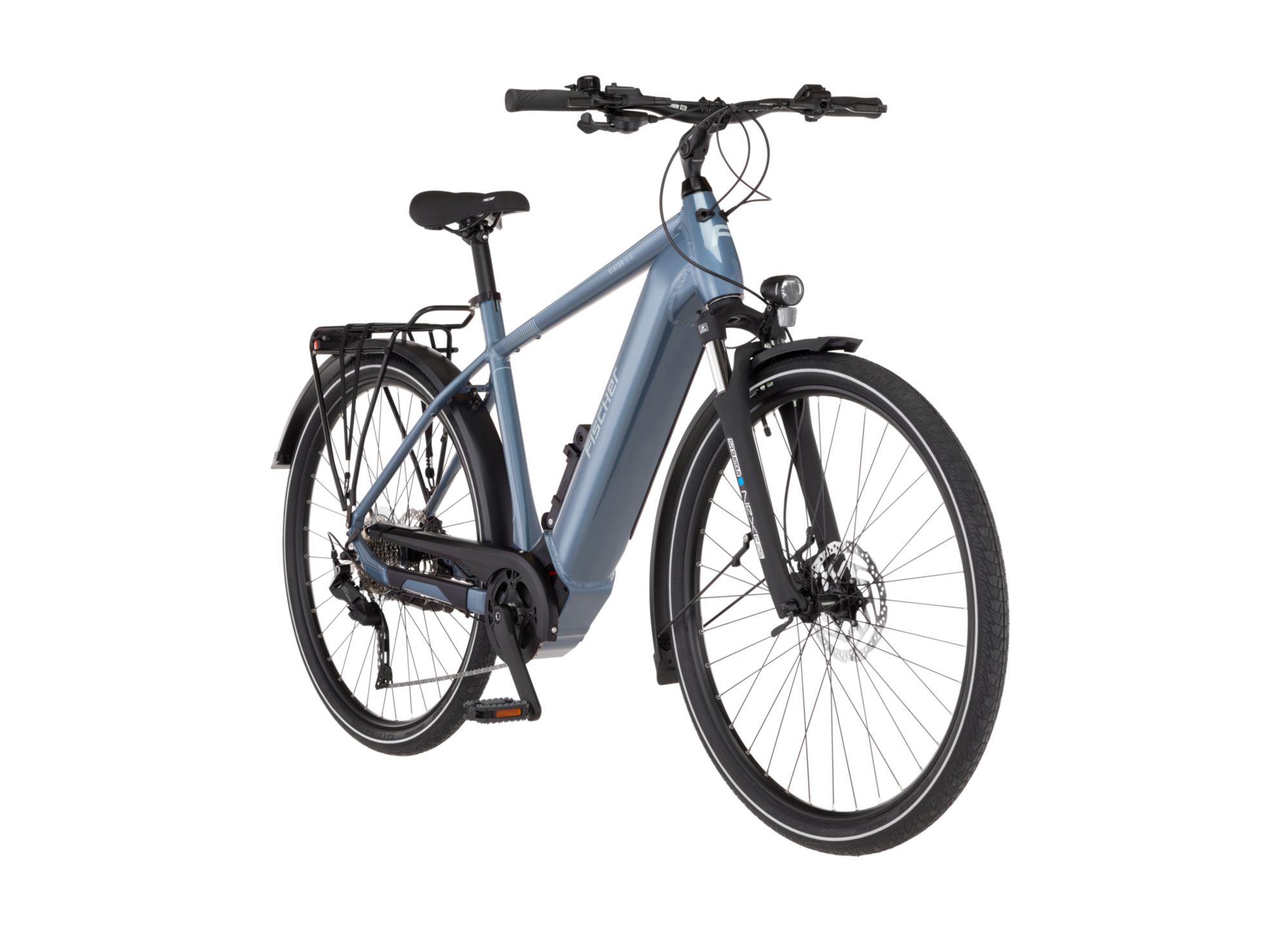 FISCHER E-Bike Trekking VIATOR 6.8I ULTIMATE, Rahmenhöhe 55 cm, Akku 711 Wh, Mittelmotor, Kettenschlatung