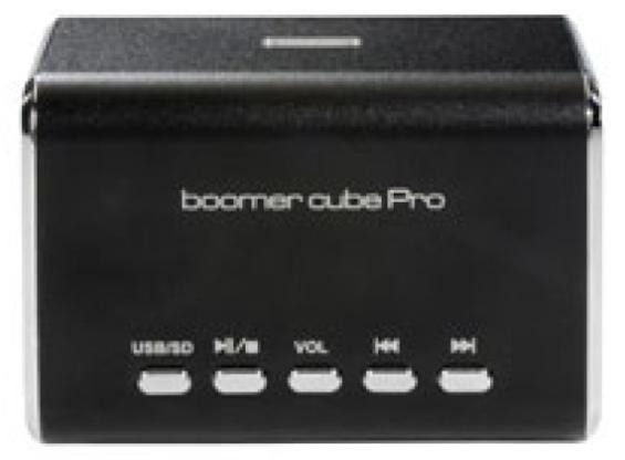 Ultron Boomer Cube Pro Aktivbox 123066 zwart