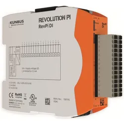 Kunbus RevPI DI 16I, Entwicklungsboard Zubehör, Orange, Weiss