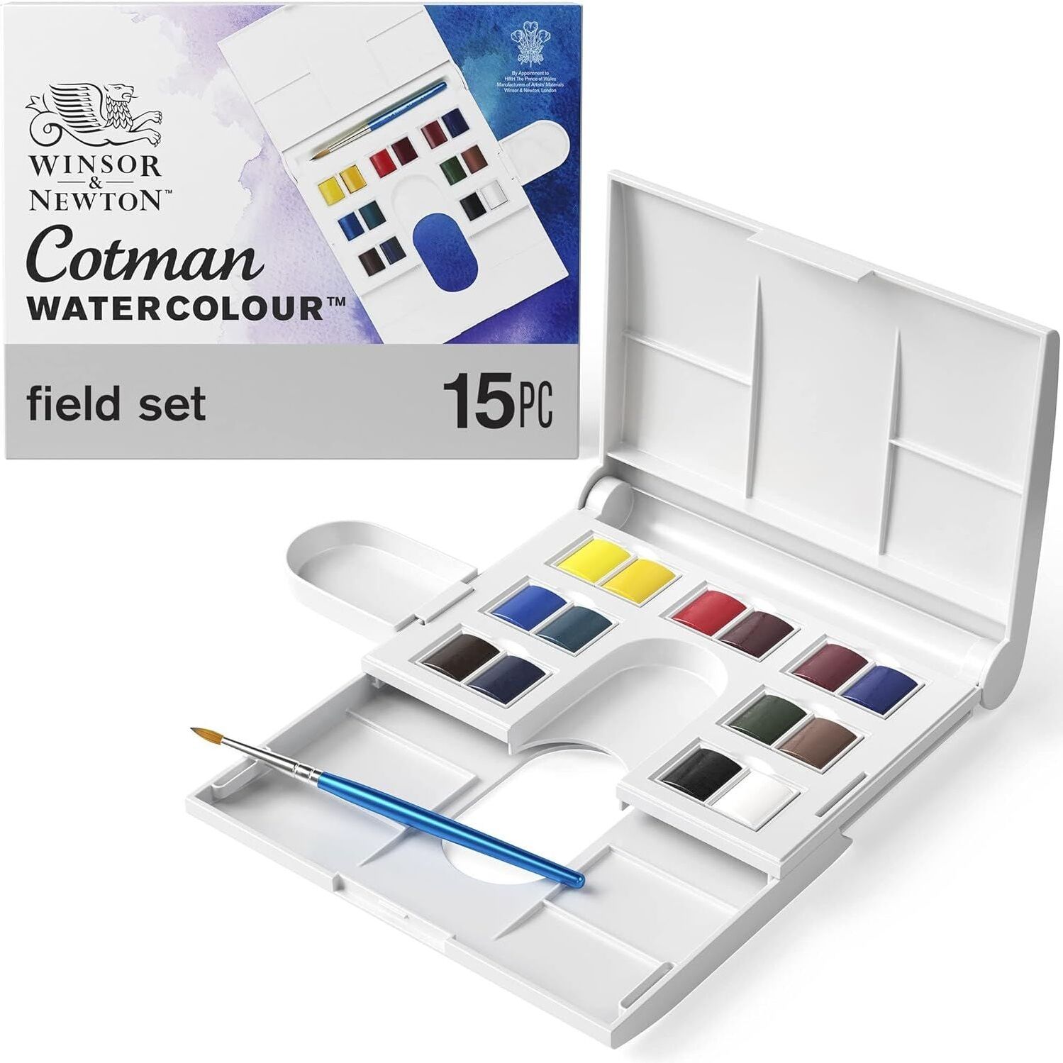 Winsor & Newton Watercolour Half Pan Compact Set