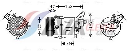 Ava Clever Choice Kompressor, Klimaanlage Bwak076 Für Mini