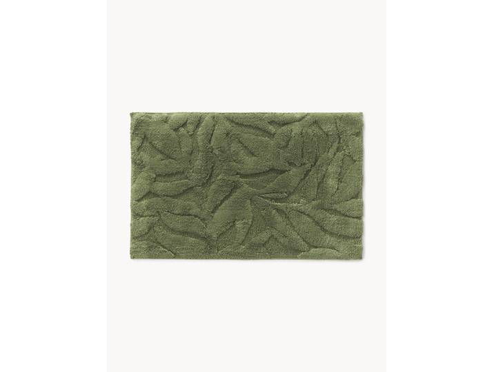 Tapis de bain avec motif haut-bas Leaf, antidérapant