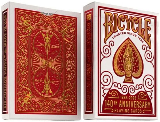 Jeu de 54 cartes 140th Anniversary 1885-2025 - Bicycle