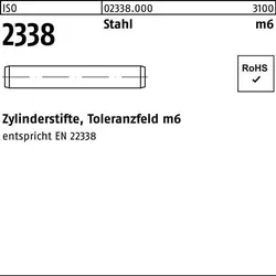 Zylinderstift ISO 2338 1 m6x 12 Stahl 1000 Stück