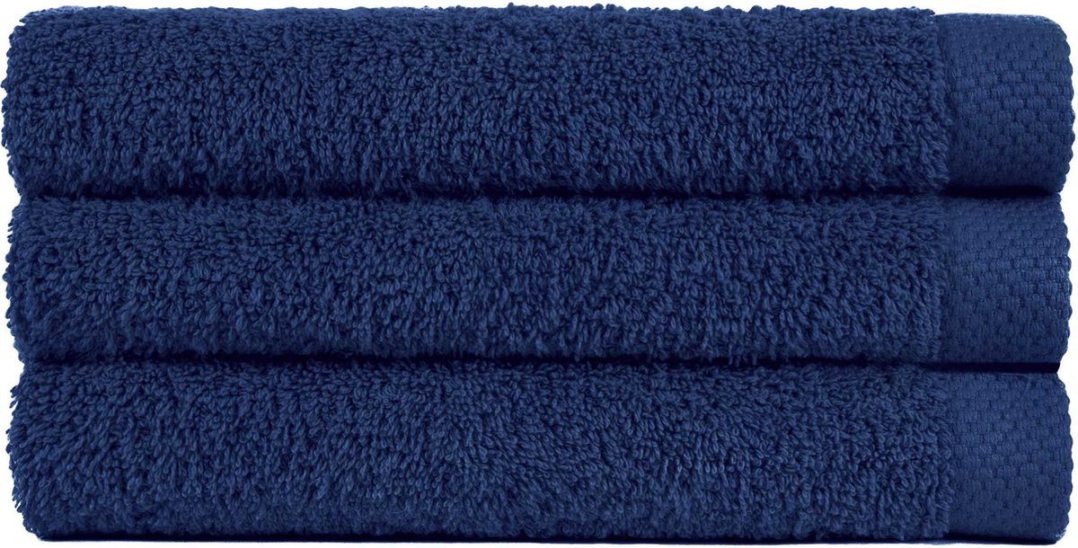Uni Pure Royal Douchelaken Royal Marine Blauw - 3 stuks - B/D: 70 x 140 cm