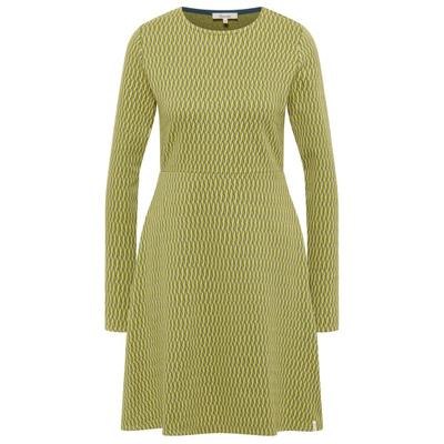 Tranquillo - Women's Gestricktes Swing-Kleid im Retro-Look - Kleid Gr XS oliv