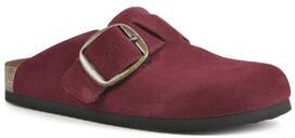 Women's Big Easy Mule by White Mountain in Burgundy Suede (Size 7 M)