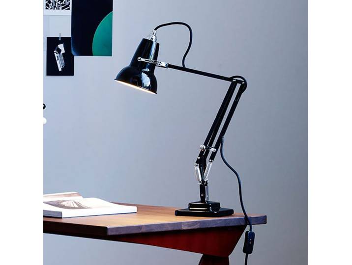 Original 1227 Mini Lampe de Bureau Jet Black - Anglepoise - Bureau / espaces de travail - Industriel - Métal - À ampoule unique