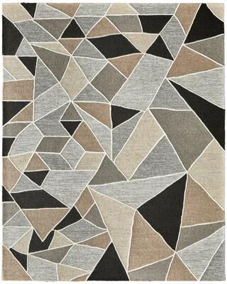 Grand Bazaar Wallace Hand Tufted Abstract Transitional Area Rug