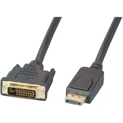 EFB K5564SW.1V2 DisplayPort/DVI 24+1 Kabel,A-A St-St, 1m, schwarz K5564SW1V2