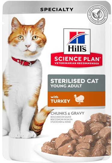 Hill'S Pet Nutrition Sp Feline Ad Ster Turkey 85g