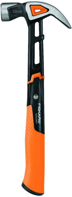 Fiskars Marteau de charpentier L courbé 20/13,5 IsoCore (1027203)