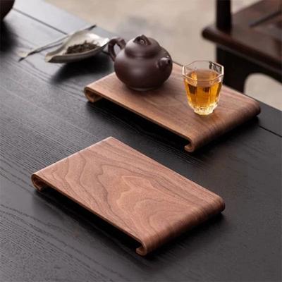 Inspired Living Rustic Wooden Serving Tray With Heat Resistant Design For Coffee Tables & Display Rustic Wooden Serving Tray With Heat Resistant Design For Coffee Tables & Display