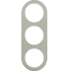 Hager Rahmen 3fach R.Classic E-Stahl pw