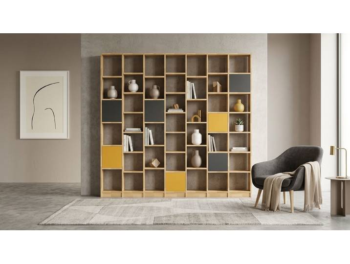 Modernes Bücherregal - Regal wie vom Tischler Buche Natur geölt