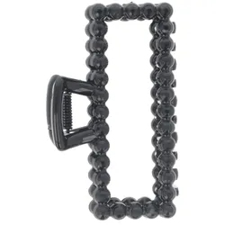 Solida Haarklammer mit schwarzem Strass