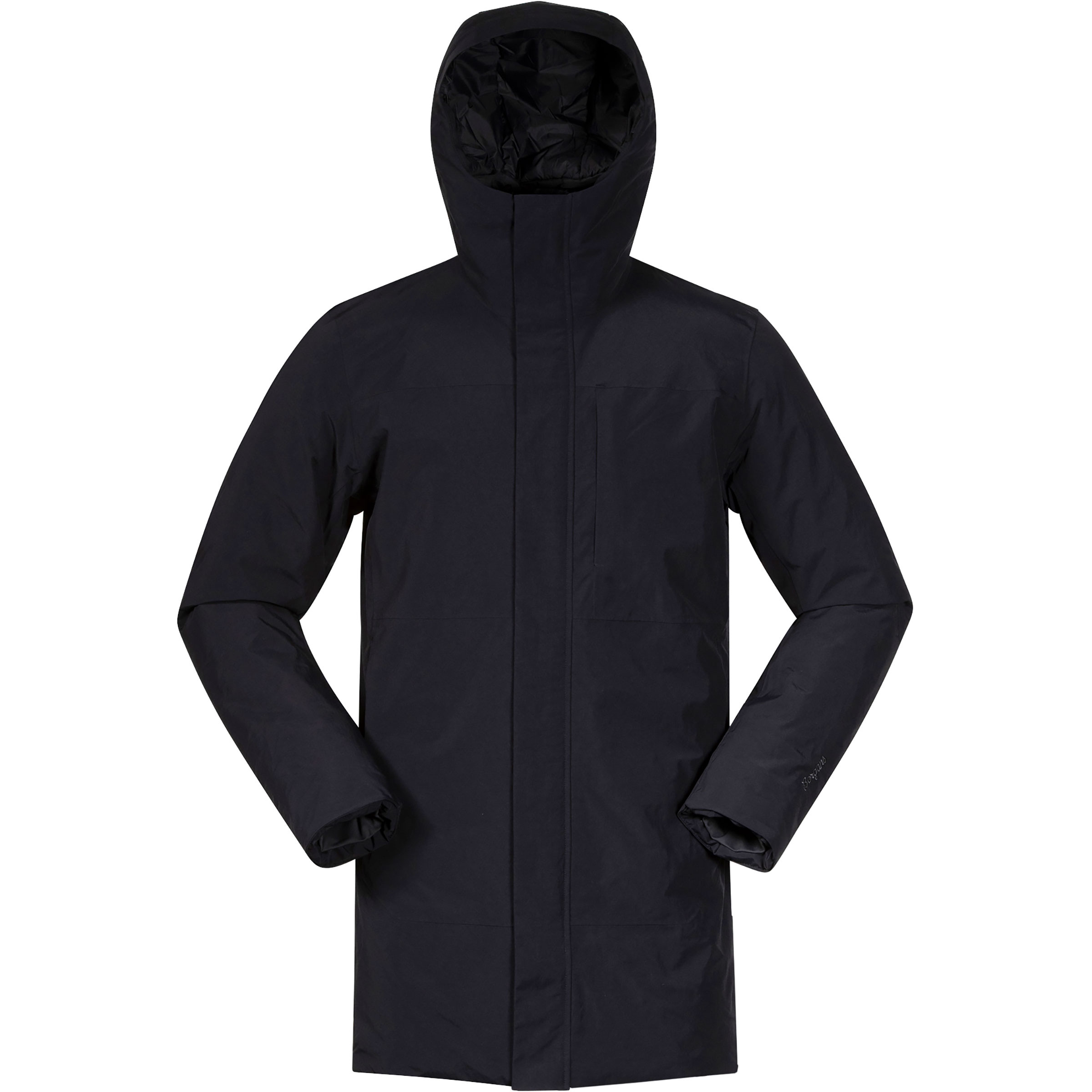 Bergans Oslo Downshell 2L Parka Herren Winterjacke schwarz Größe XXL Lifestyle Winddicht Daune