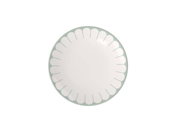 Villeroy & Boch - Fleur vert assiette plate verte\, rés. lave-vaisselle/micro-ondes\, ass. en porcel. pr plats principaux\, grande assiette\, vaisselle en céramique empilable\, assiette\, Porcelaine Premium