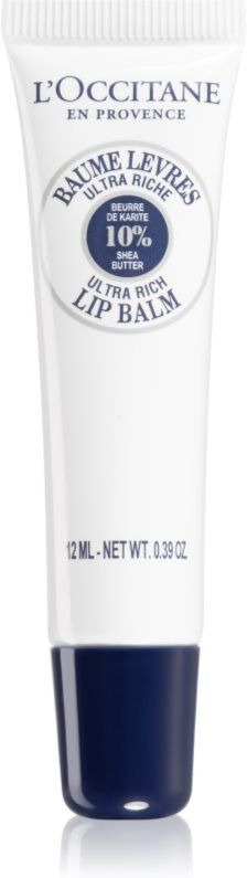 L’Occitane Shea Butter Ultra Rich Lip Balm Nærende læbepomade 12 ml
