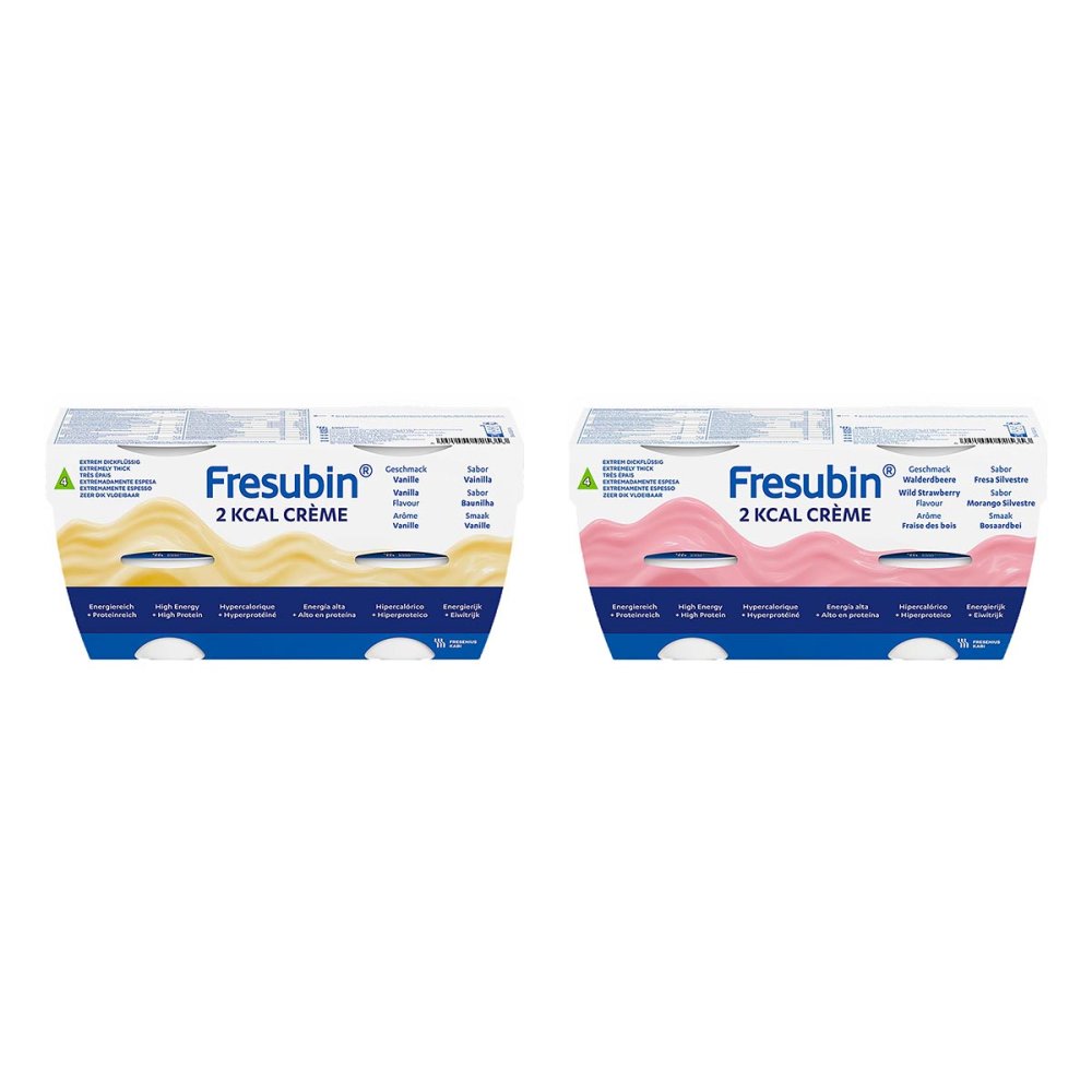 Fresenius Kabi Deutschland GmbH Fresubin 2 Kcal Creme Vanille + Walderdbeere Aufbaunahrung 08107235