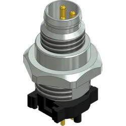 CONEC 42-01301 - Stecker, M8x1, 3-pol., A-codiert, Frontmontage